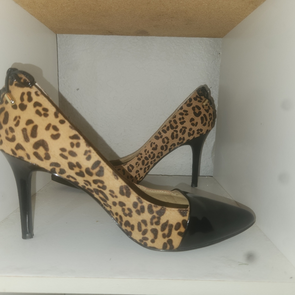 Leopard high heels